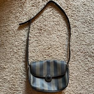 Vintage Fendi Pequin Crossbody